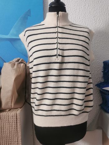 Pull sans manche tex l