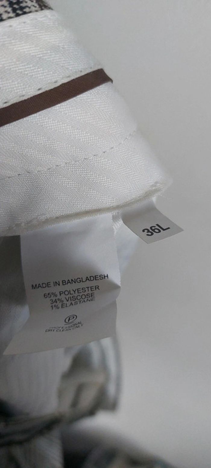 Pantalon à carreaux chic & confortable - Taille 40 - photo numéro 3