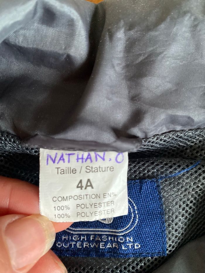 K-Way bleu marine garçon 4 ans - photo numéro 4