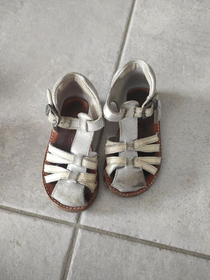 Sandalettes en cuir minibel 21
