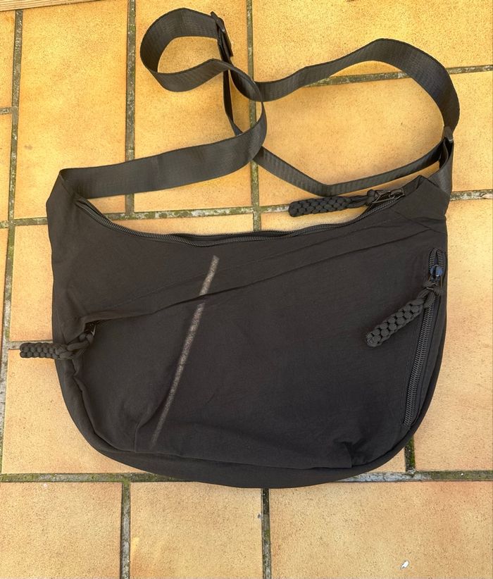 Sac à main en nylon noir - photo numéro 4