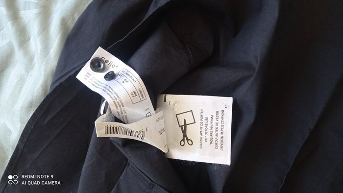 Chemise noire Celio Slim fit taille M très bon état. - photo numéro 4