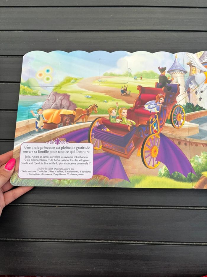 🌺Livre à volets Disney princesse Sofia Les leçons royale🌺 - photo numéro 10