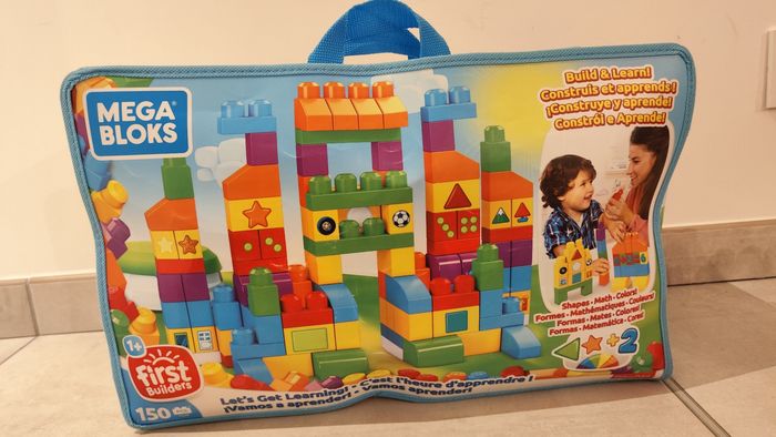 Briques Mega Bloks + Train de l'alphabet