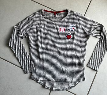 Haut manches longues rayés neuf Orchestra 10ans