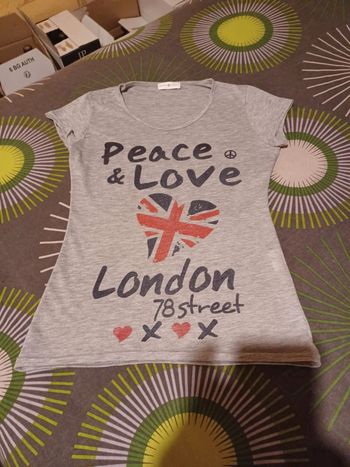 tee shirt peace&love