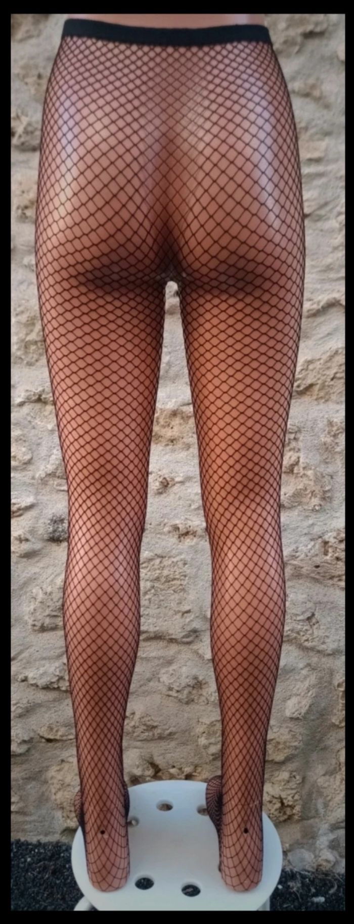 Collant résille motif fantaisie - photo numéro 3