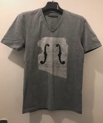 T-shirt celio les essentiels imprimé manches courtes gris noir taille S