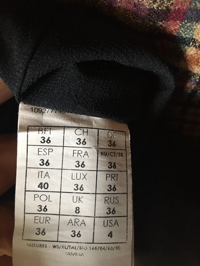 Tunique à  carreaux doublée - photo numéro 6