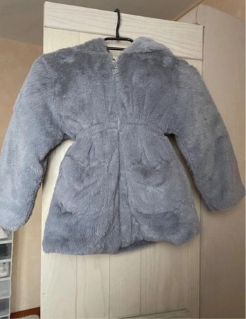 Veste polaire fille gris