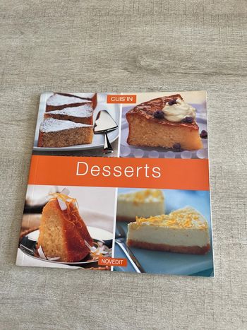 Livre recette desserts