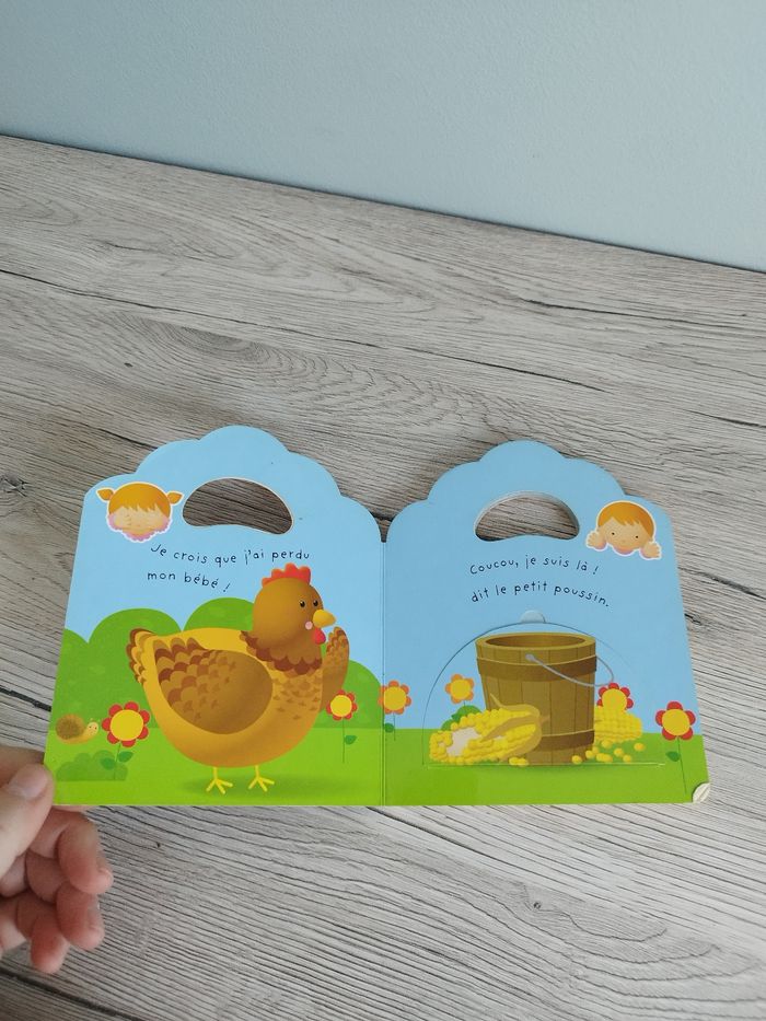 Livre à rabat les animaux de la ferme - photo numéro 2