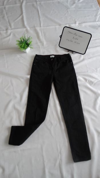 Jean slim noir Kiabi