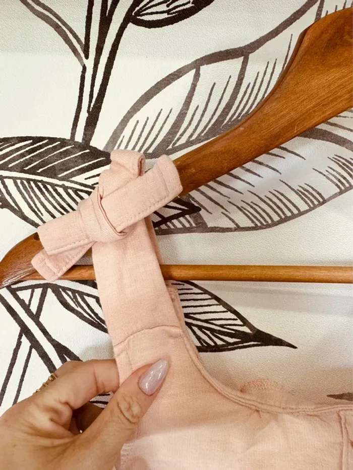 Taille 12 ans Combishort été fille TAO rose pale 🩷 - photo numéro 4