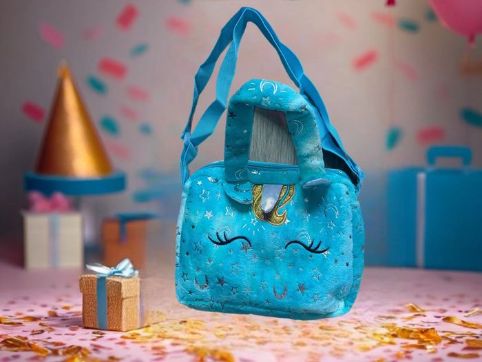 Sac bandoulière licorne bleu - photo numéro 2