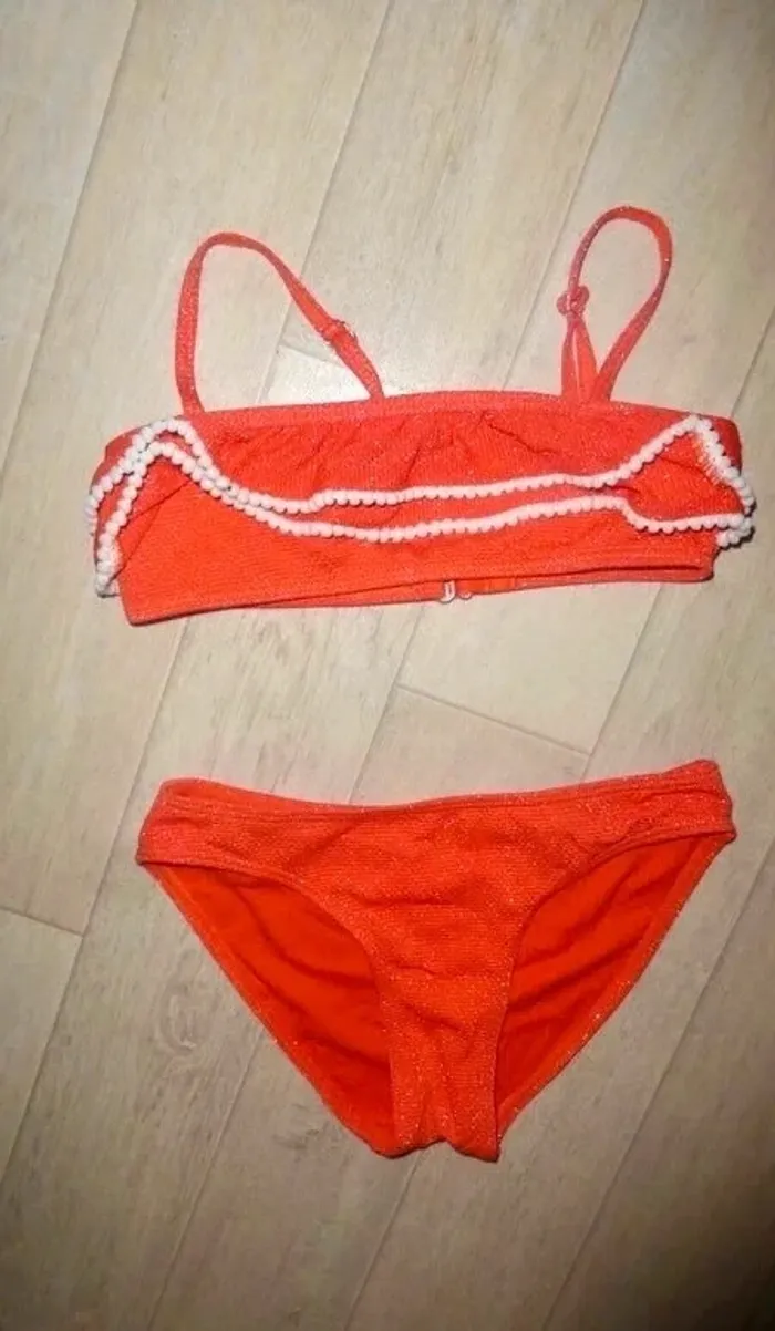Maillots de bain orange 2 pièces - photo numéro 13
