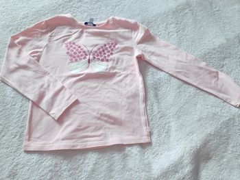 Blouse papillon à sequins 8 ans