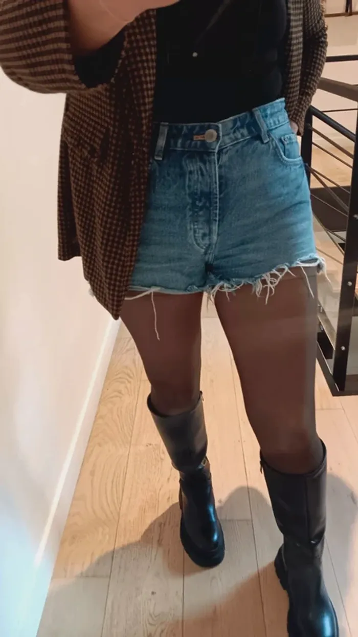 Short jeans zara - photo numéro 6