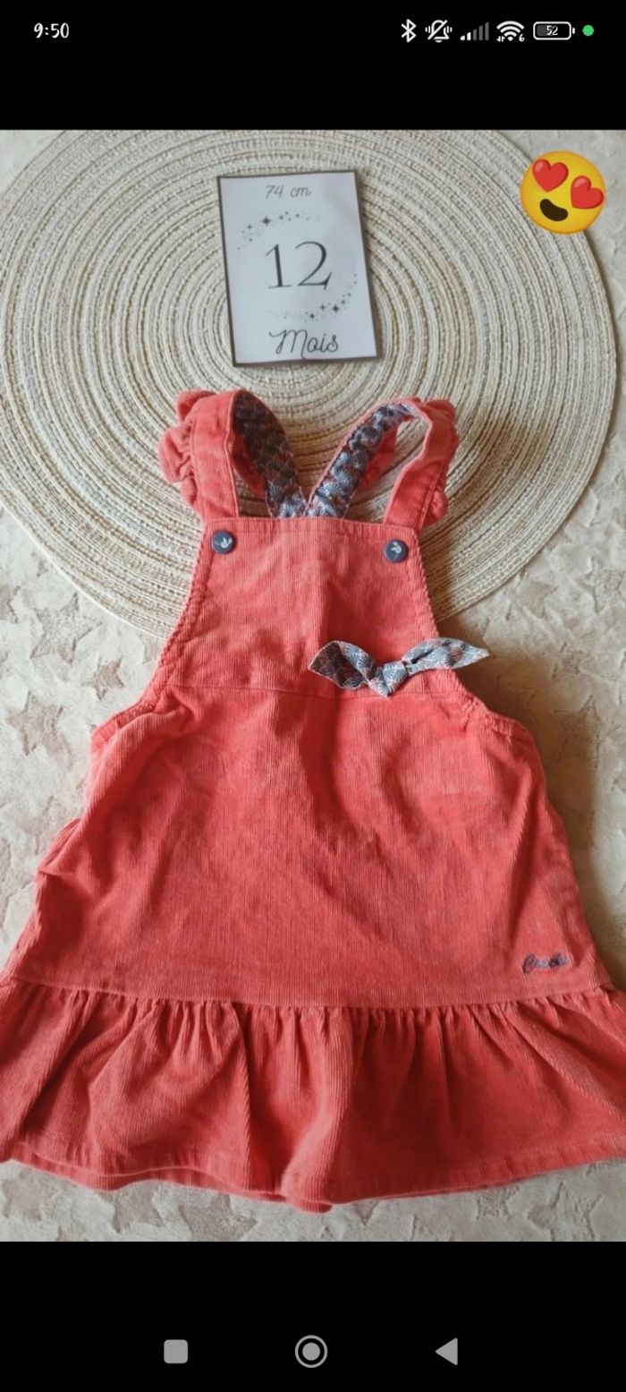 Robe en velours Creeks 12 mois