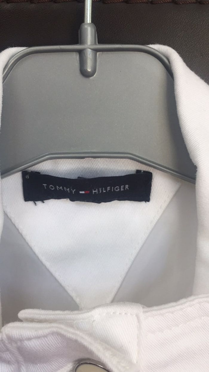 Veste blanche fille T12 ans Tommy Hilfiger - photo numéro 4
