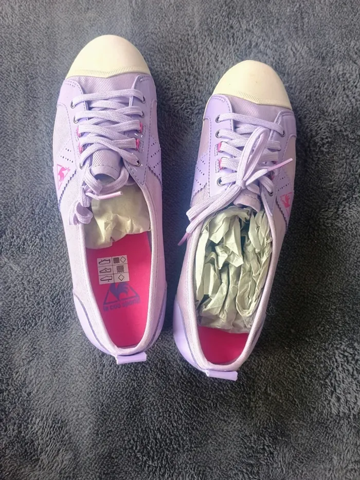 sneakers T41 le cop sportif neuve - photo numéro 6