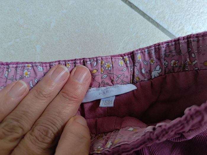 Pantalon velours rose - photo numéro 2