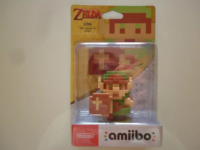 Link Pixel Amiibo Zelda Figurine Interactive Amiibo Wii U, Switch, 3DS