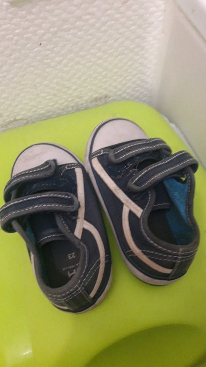 Chaussures en toile bleues - photo numéro 3