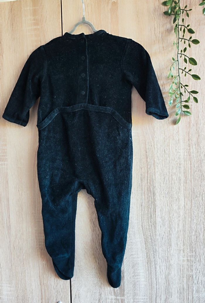 Pyjama velours Kiabi 12 mois - photo numéro 2