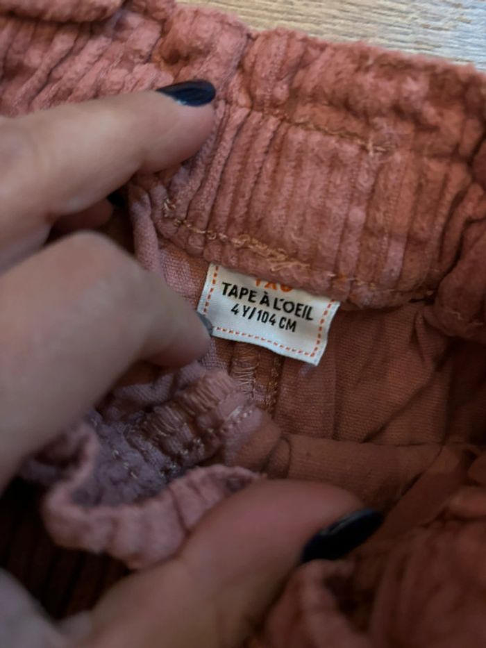 Short velours 4 ans - photo numéro 3