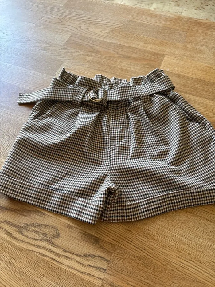 Short carreaux monoprix 10 ans