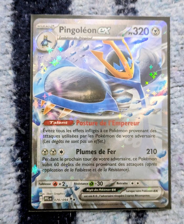 Lot 7 cartes Pokémon IR Full Art et ex ME2 Français + 2 anglaises de flammes fantasmagoriques - photo numéro 8