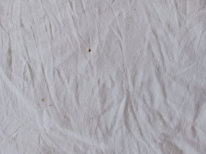 drap plat blanc épais vintage 170 x 280 cm - photo numéro 2