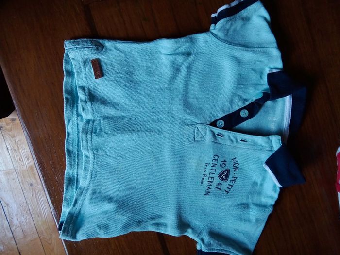 Polo bleu clair 6 mois