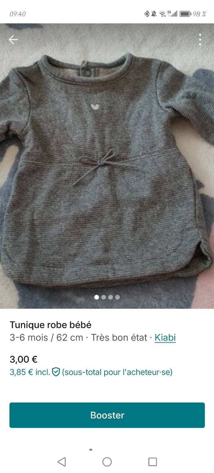 Lot vêtements bébé fille - photo numéro 7