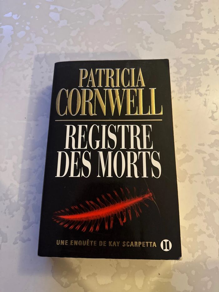 Livre registre des morts - Patricia cornwell