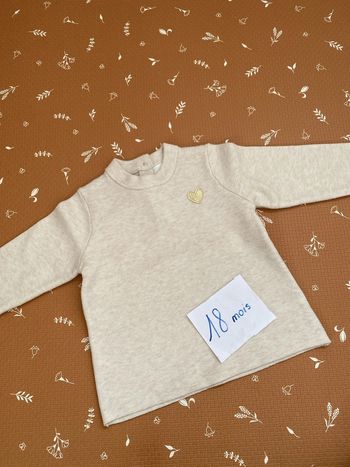 Pull doux et chaud 18 mois