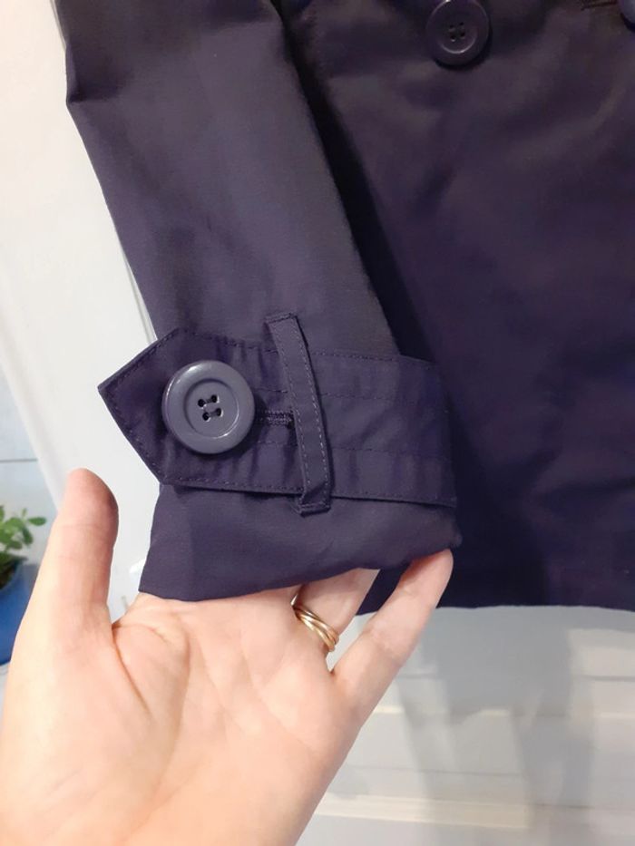 Trench violet  taille 40 tex woman - photo numéro 6