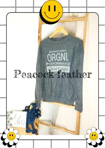 Pull gris homme L