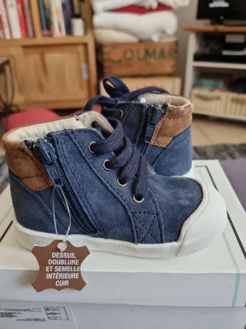 Bottines Gemo neuves tout cuir taille 21