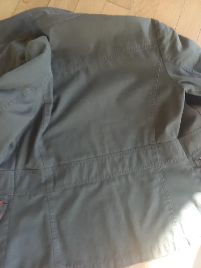 Blouson coton façon jean - photo numéro 7