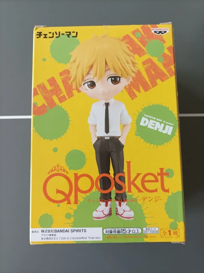 Figurine Chainsaw Man Denji Banpresto Qposket - photo numéro 2