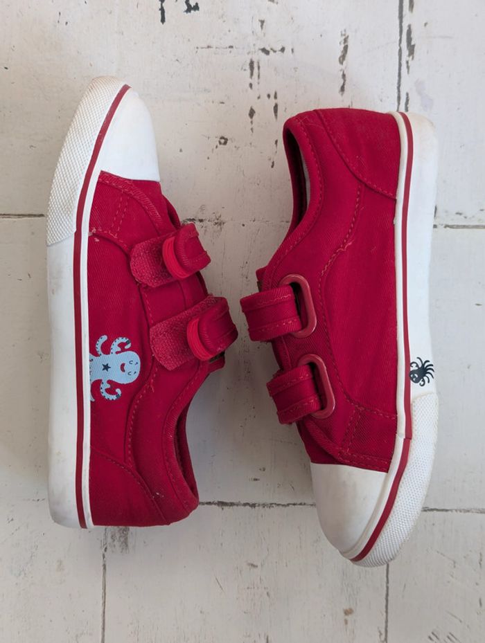 Baskets rouge Verbaudet taille 30 - Comme neuves - photo numéro 6