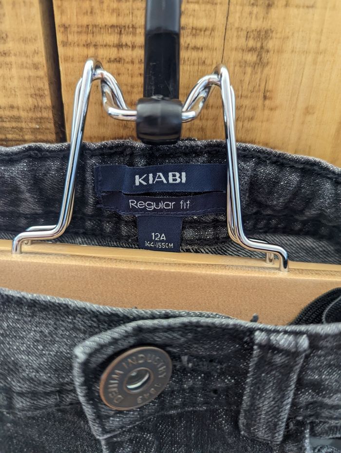 Jeans noir Kiabi enfant 12ans - photo numéro 3