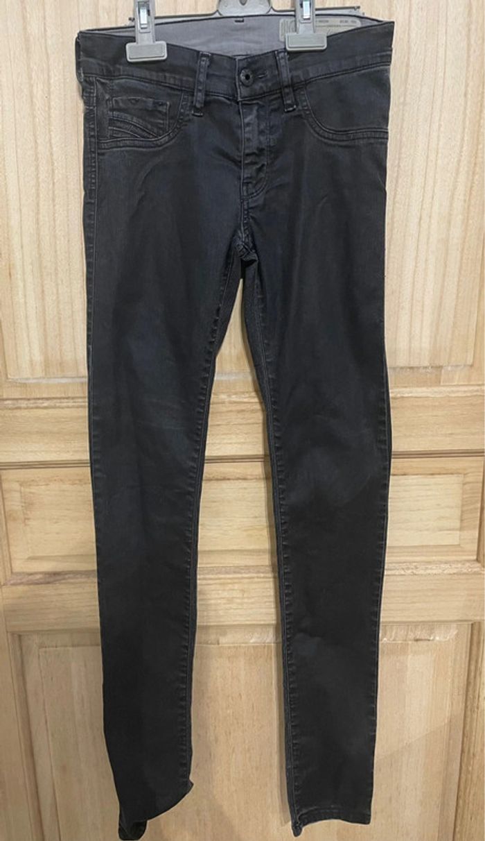 Jegging slim w26 diesel noir - photo numéro 17