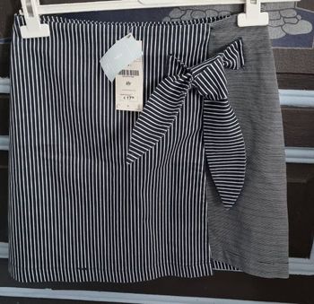 Jupe porte-feuille  rayé taille S