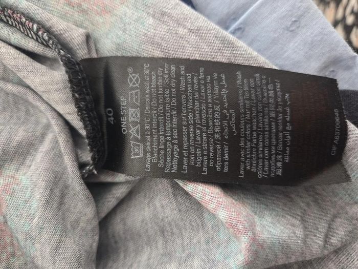 t-shirt One step gris taille L - photo numéro 7