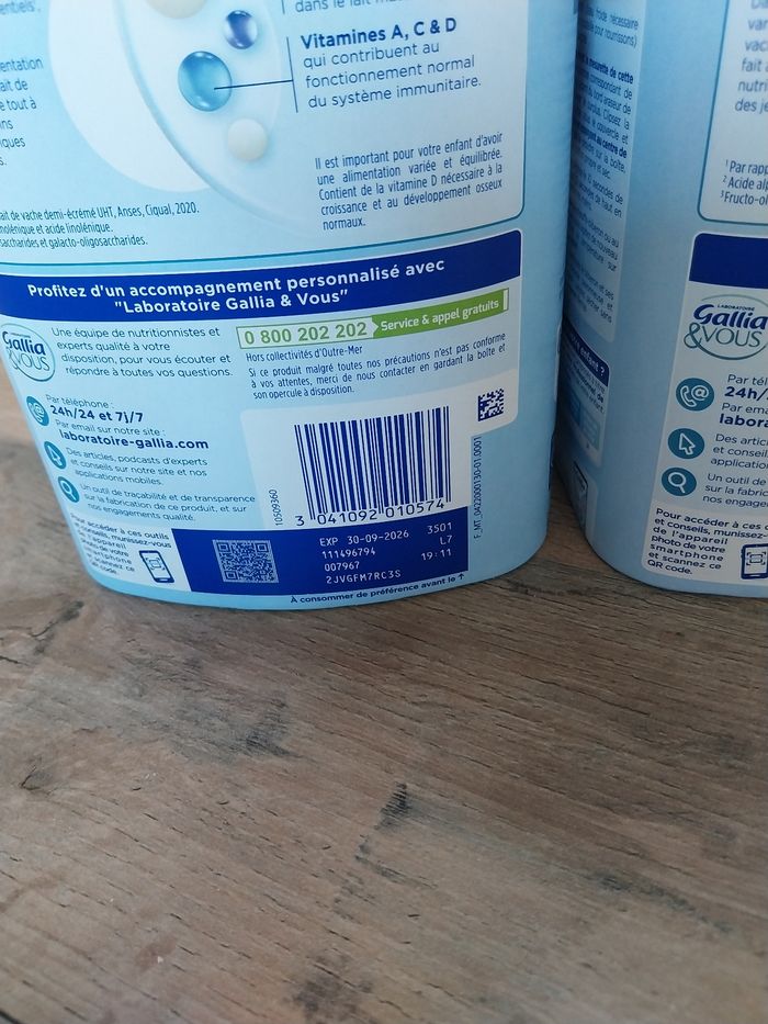 Lait gallia calisma croissance 3 ème âge - photo numéro 6