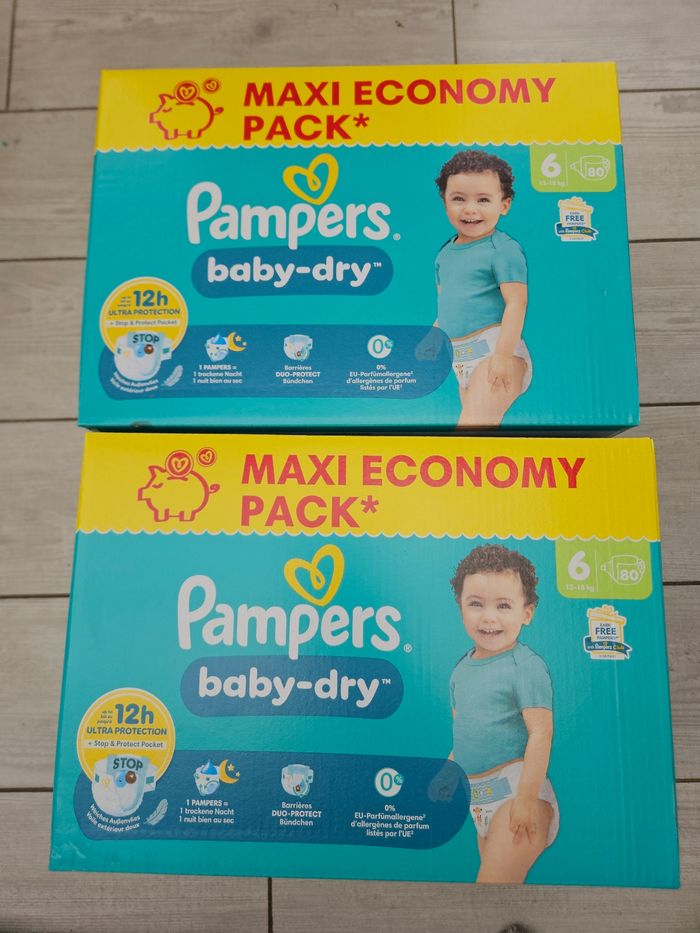 Pampers baby dry taille 6