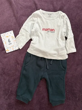 Ensemble « Maman Je t’aime » Kiabi